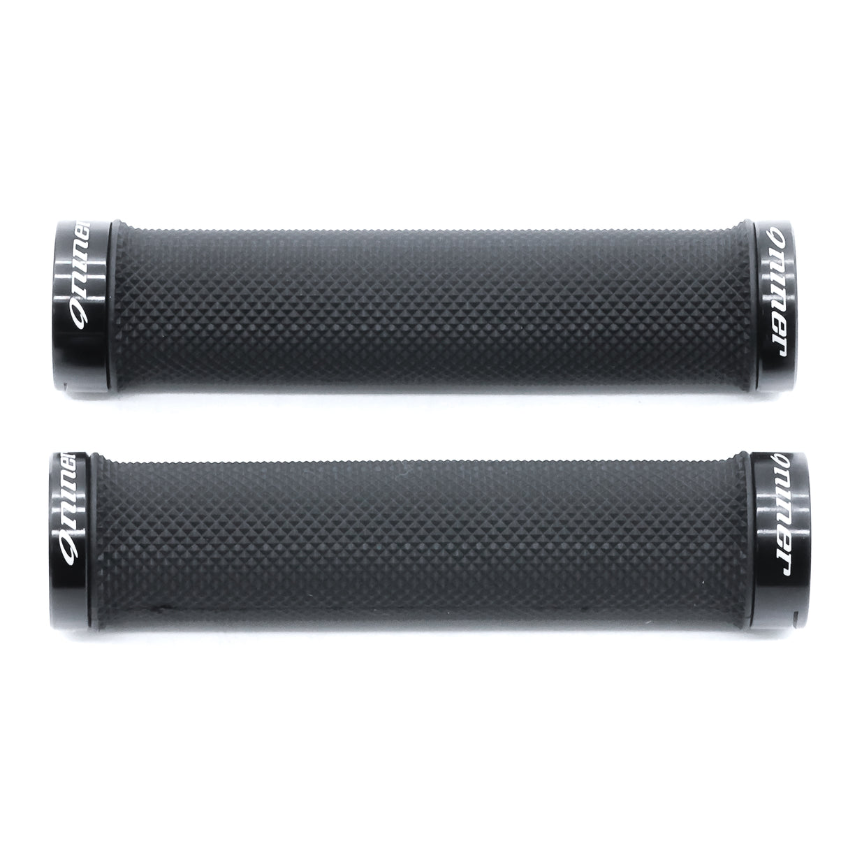 Niner Lock On MTB Grips Black - Alloy