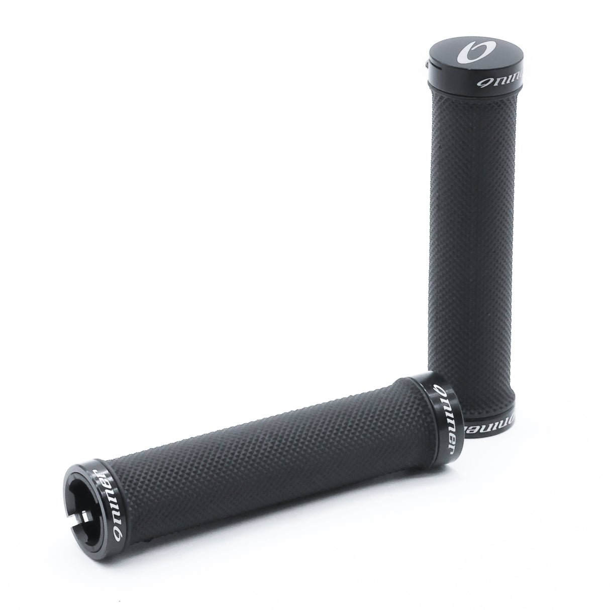 Niner Lock On MTB Grips Black - Alloy