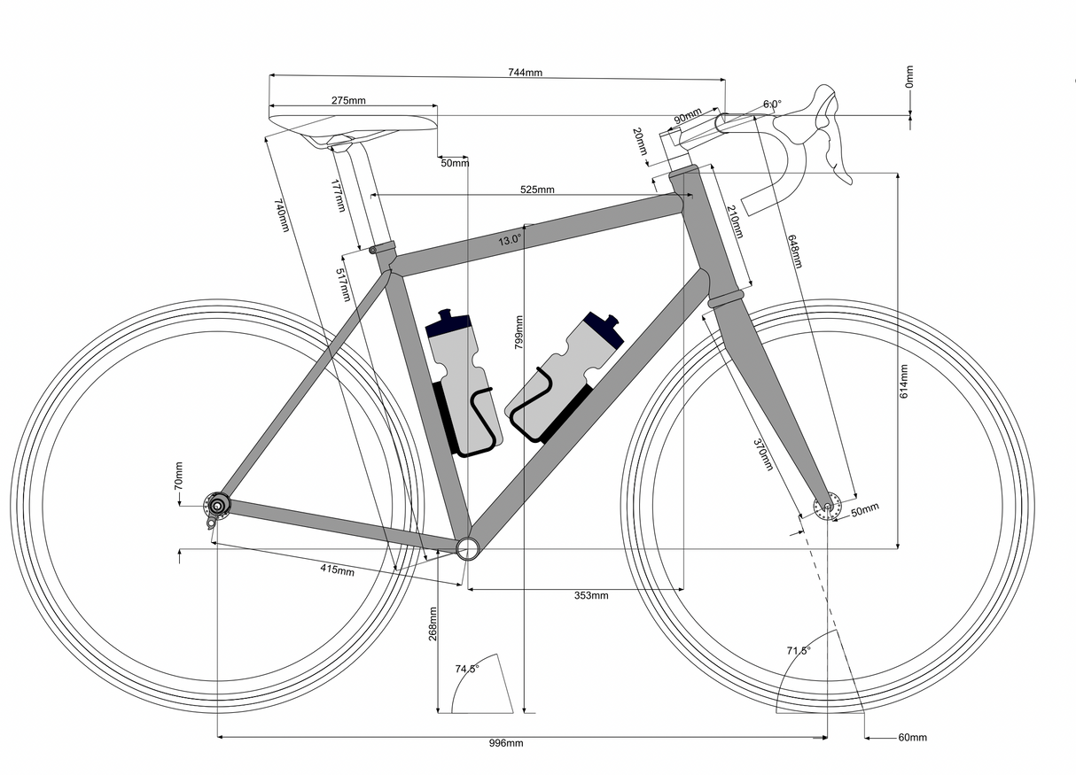 Bicicleta de carretera Mosaic RT-2D - 52 cm