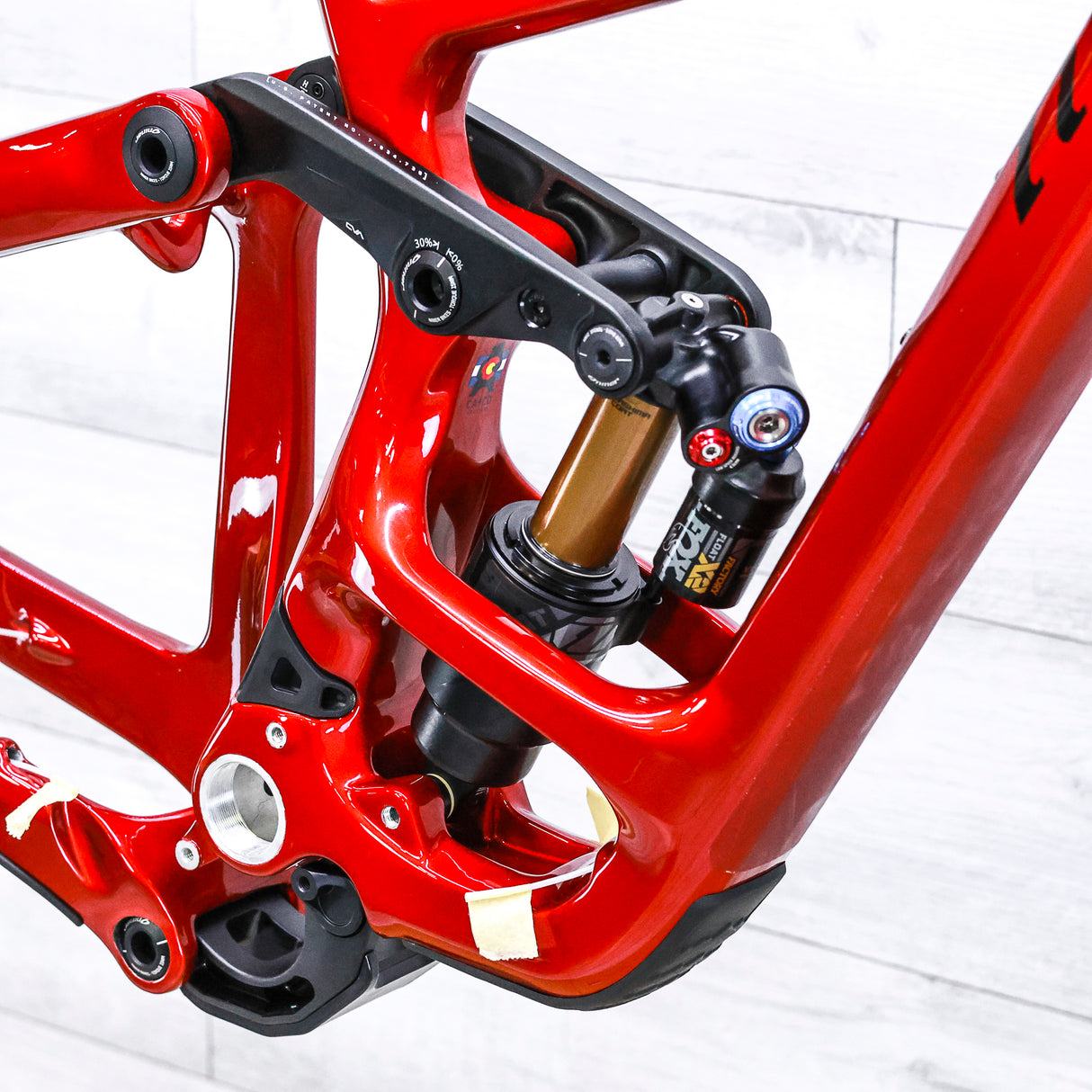 Niner WFO 9 RDO Full Suspension Frame – Fox Float X2 Factory, Hot Tamale Red