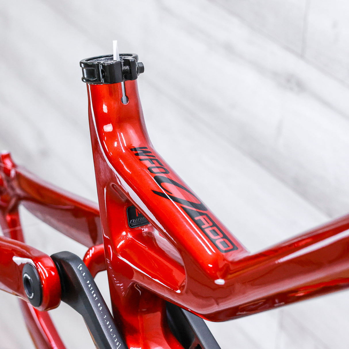 Niner WFO 9 RDO Full Suspension Frame – Fox Float X2 Factory, Hot Tamale Red