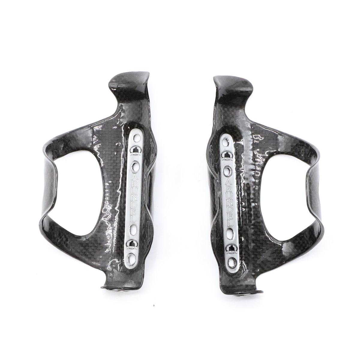 Arundel Sideloader/OtherSideLoader 3K Weave Glossy Carbon Side Load Bottle Cage Pair - 63g