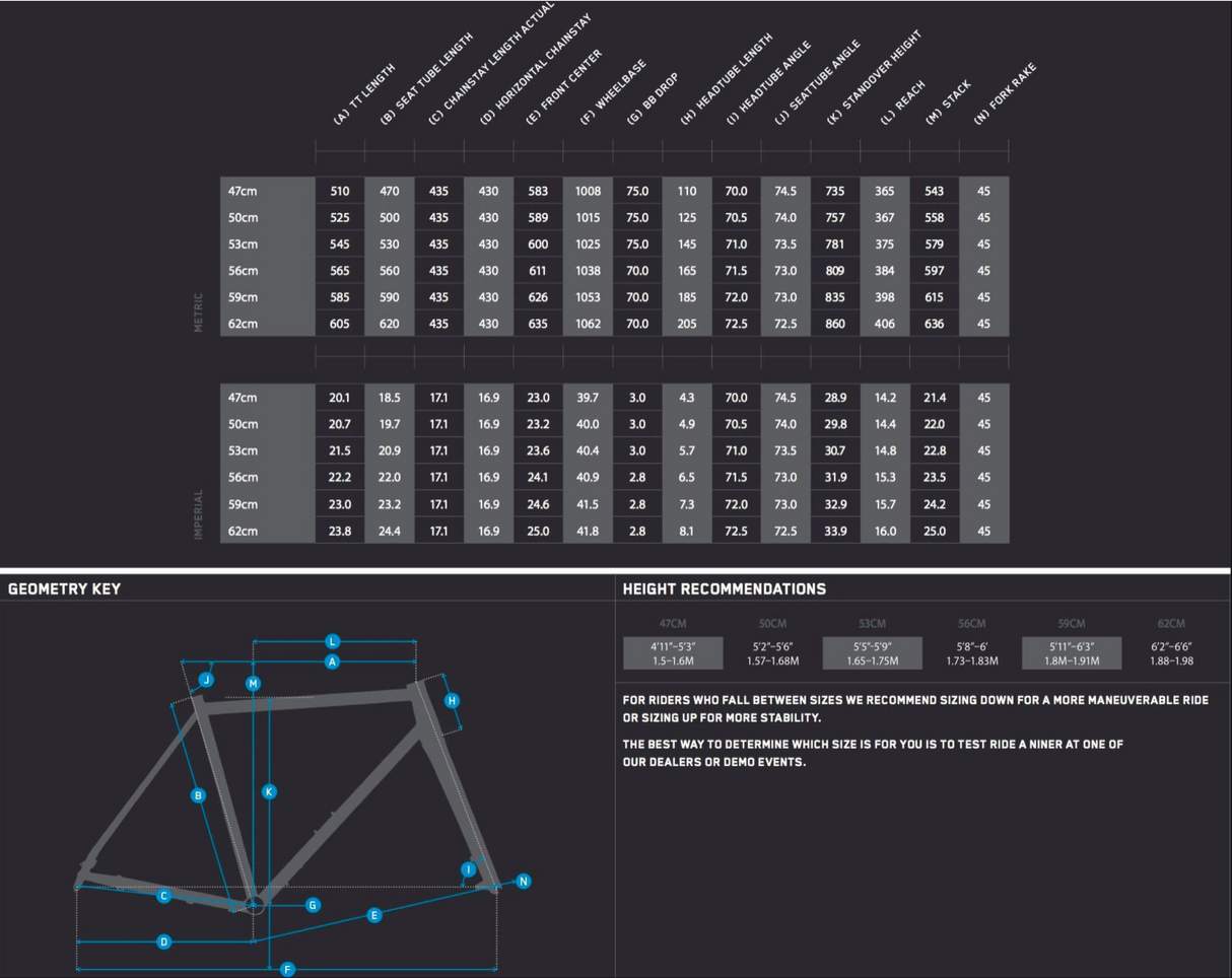 Niner RLT 9 Steel GRX Gravel Bike - 2017, 56cm