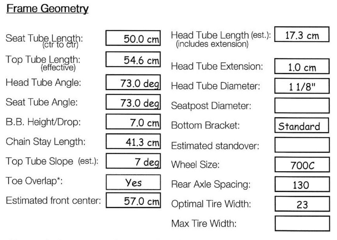 Seven Cycles Axiom S Road Bike - 54cm