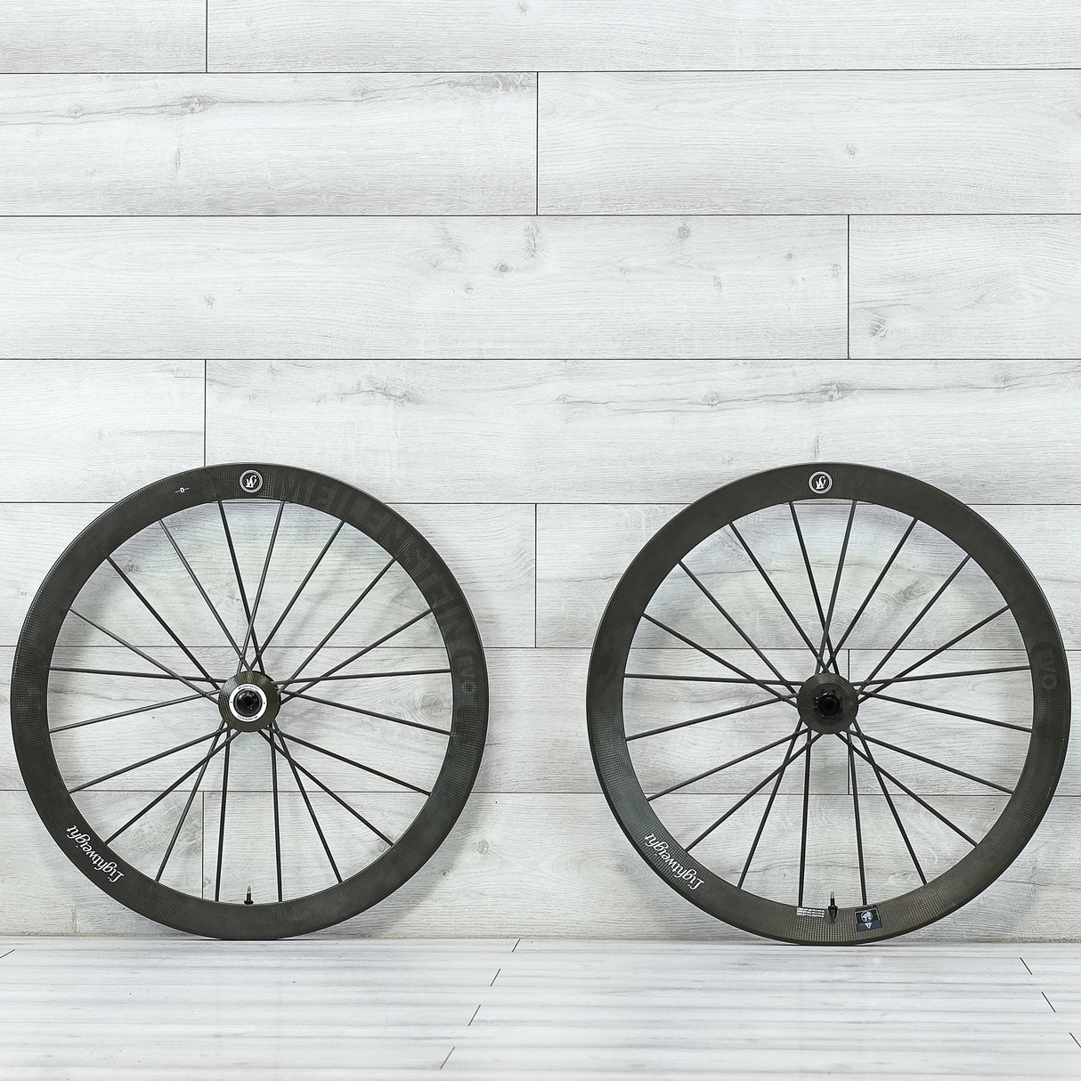 Lightweight Mielenstein Obermeyer EVO Carbon Disc Wheelset - 700c, Tubeless, Center Lock, Campagnolo 12-Speed