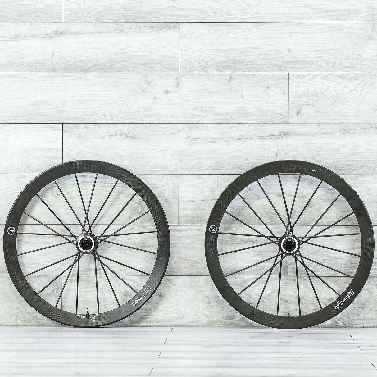 Lightweight Mielenstein Obermeyer EVO Carbon Disc Wheelset - 700c, Tubeless, Center Lock, Campagnolo 12-Speed