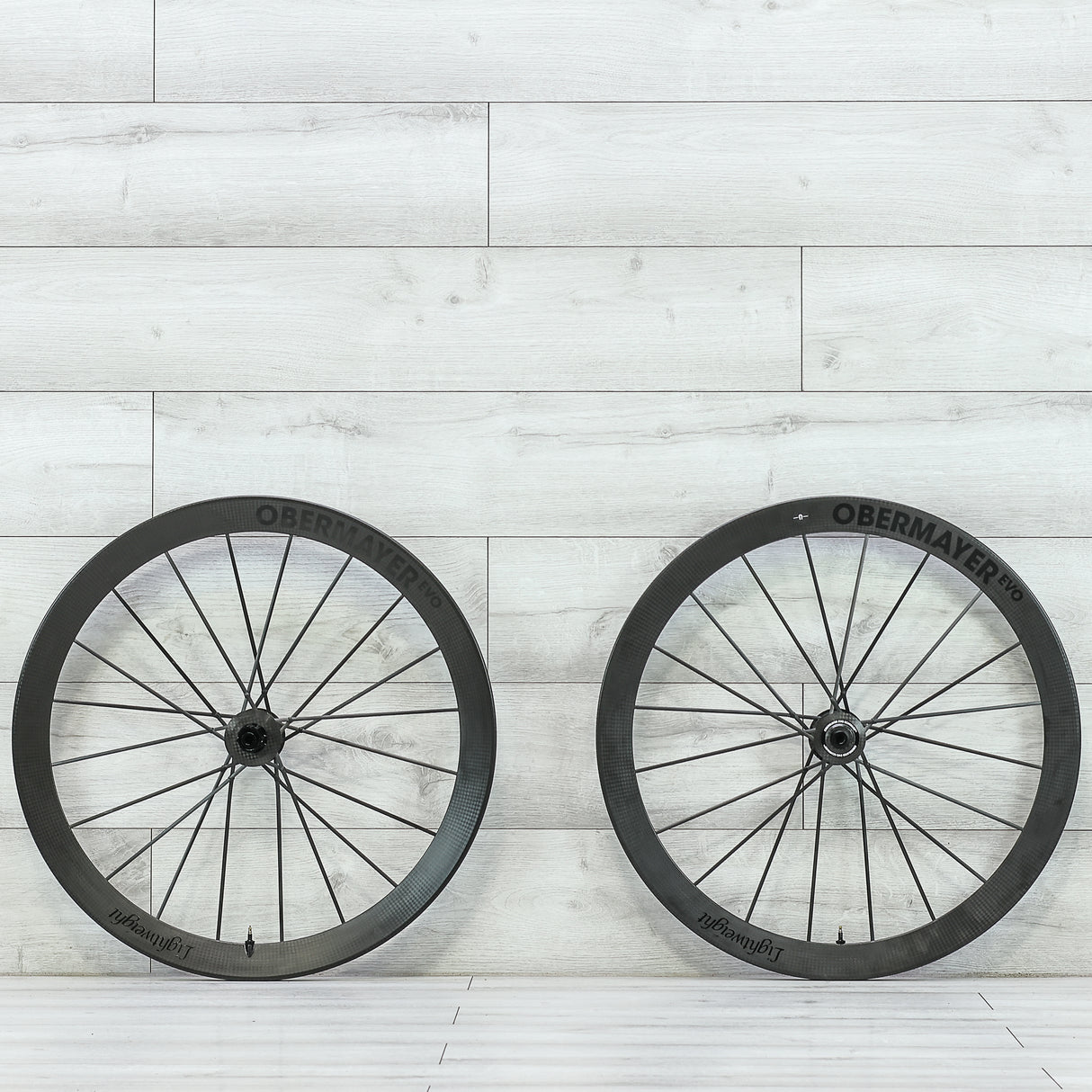 Lightweight Mielenstein Obermeyer EVO Carbon Disc Wheelset - 700c, Tubeless, Center Lock, Campagnolo 12-Speed