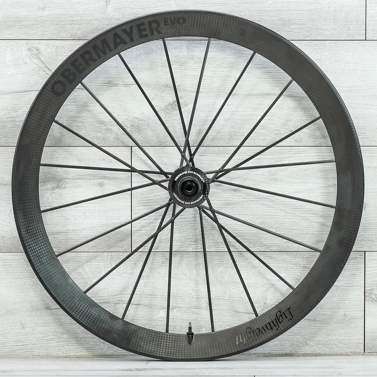 Lightweight Mielenstein Obermeyer EVO Carbon Disc Wheelset - 700c, Tubeless, Center Lock, Campagnolo 12-Speed