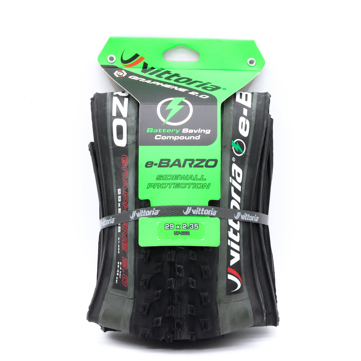 Vittoria e-Barzo XC-Trail 29x2.35 G2.0 4C Tubeless MTB Tire 120 TPI Anthracite