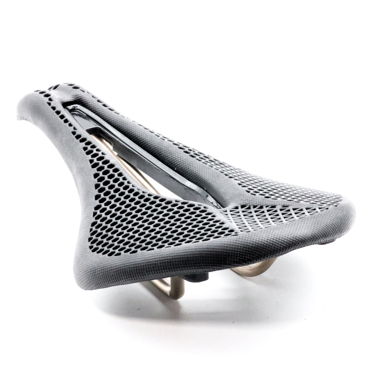 3D Printed Honeycomb Ergonomic Road MTB Bike Saddle - 150mm