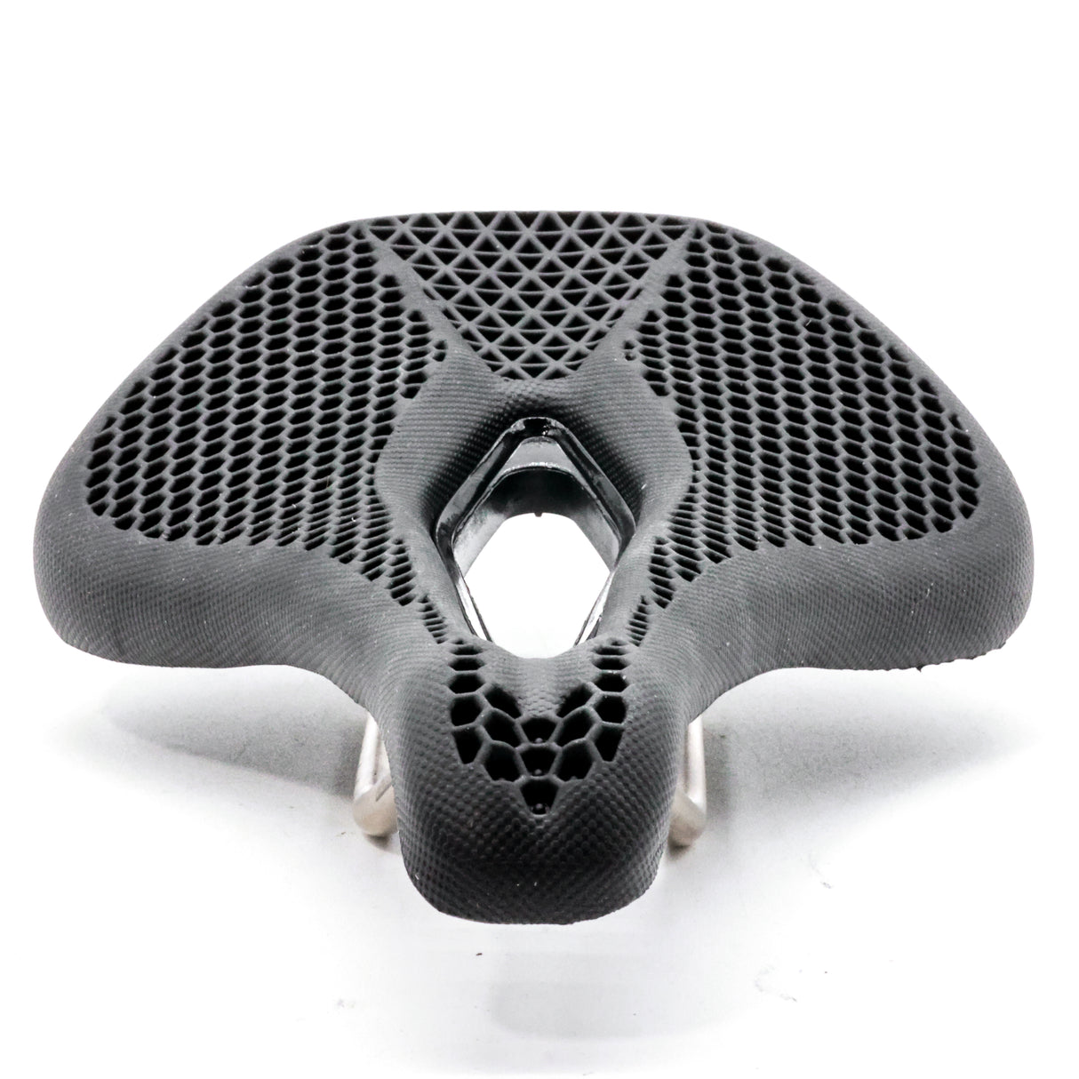 3D Printed Honeycomb Ergonomic Road MTB Bike Saddle - 150mm