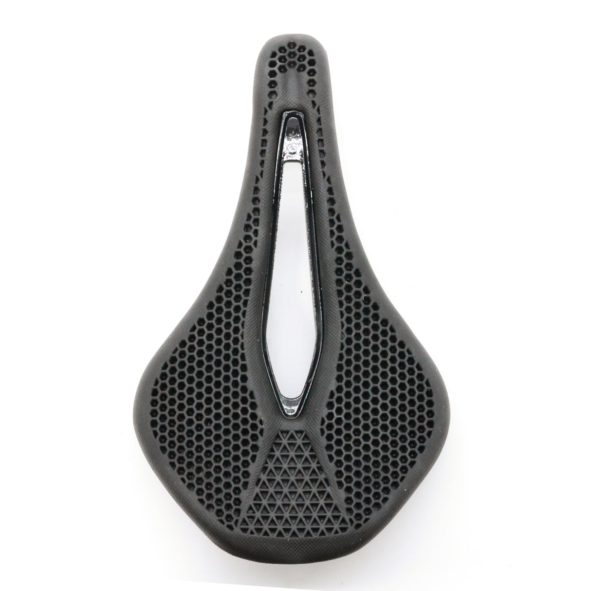 3D Printed Honeycomb Ergonomic Road MTB Bike Saddle - 150mm