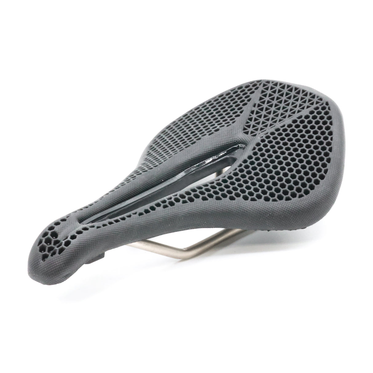 3D Printed Honeycomb Ergonomic Road MTB Bike Saddle - 150mm