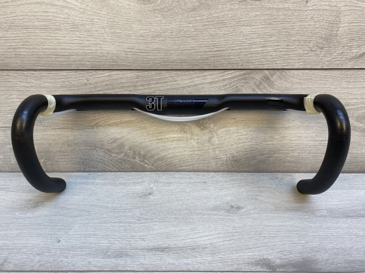3T Ergonova Team Stealth Carbon Fiber Handlebar 40cm 31.8mm