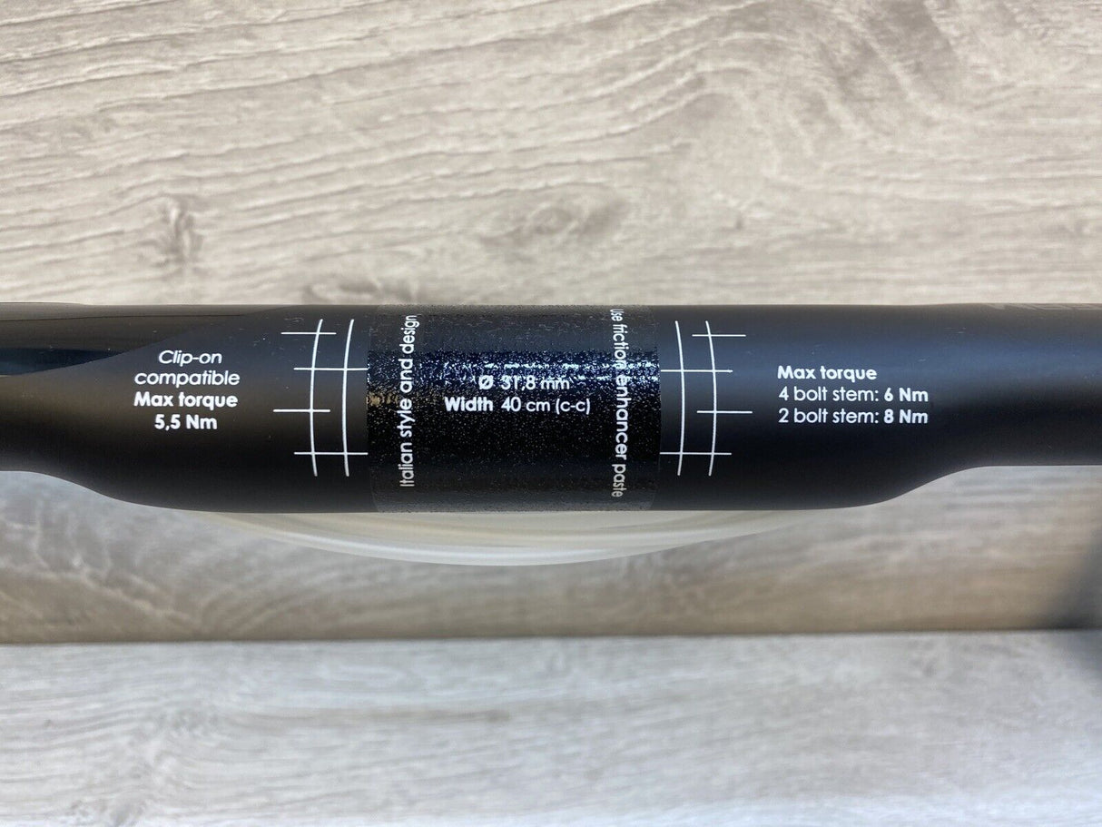 3T Ergonova Team Stealth Carbon Fiber Handlebar 40cm 31.8mm