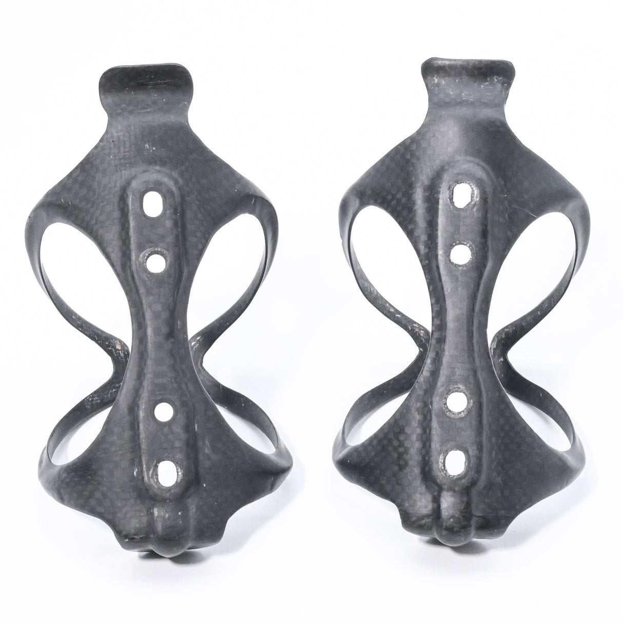 Arundel Mandible 3k Weave Matte Carbon Top Load Bottle Cage Pair - 53g