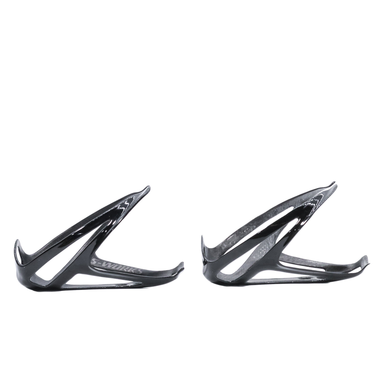 Specialized S-Works Rib III Gloss Carbon Top Load Bottle Cages Pair - 44g