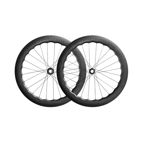 a set of road bike wheels