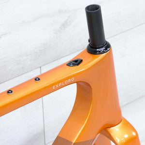 3T Exploro Racemax Gravel Bike Frameset Orange/Grey - 2023, 54cm