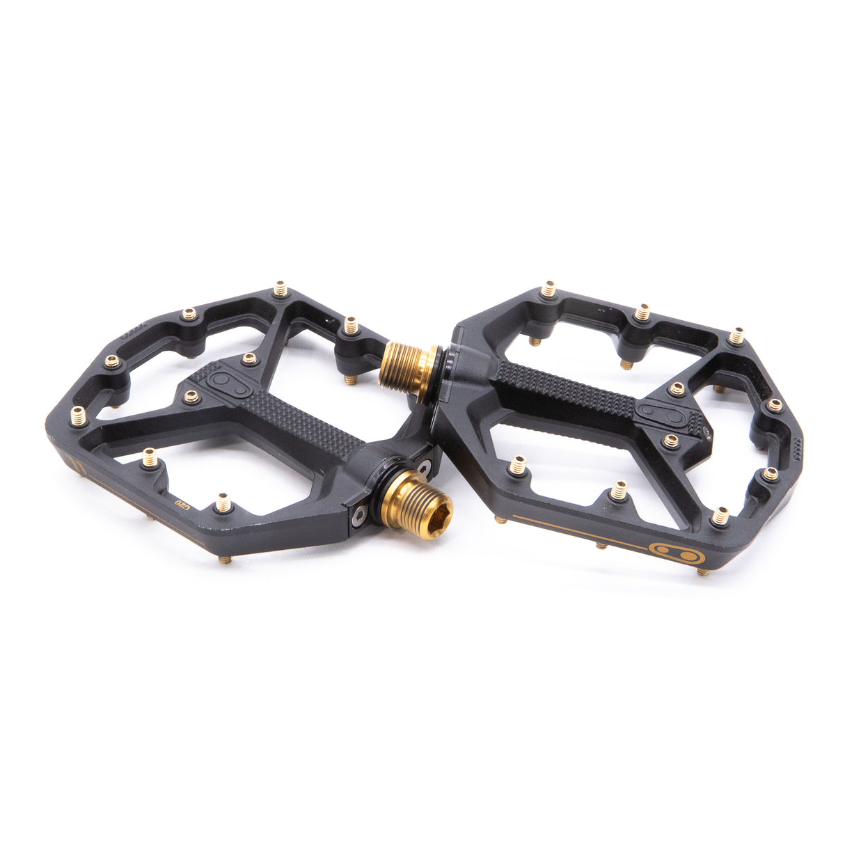 Crank Brothers Stamp 11 Large Black/Gold MTB Pedals 299g