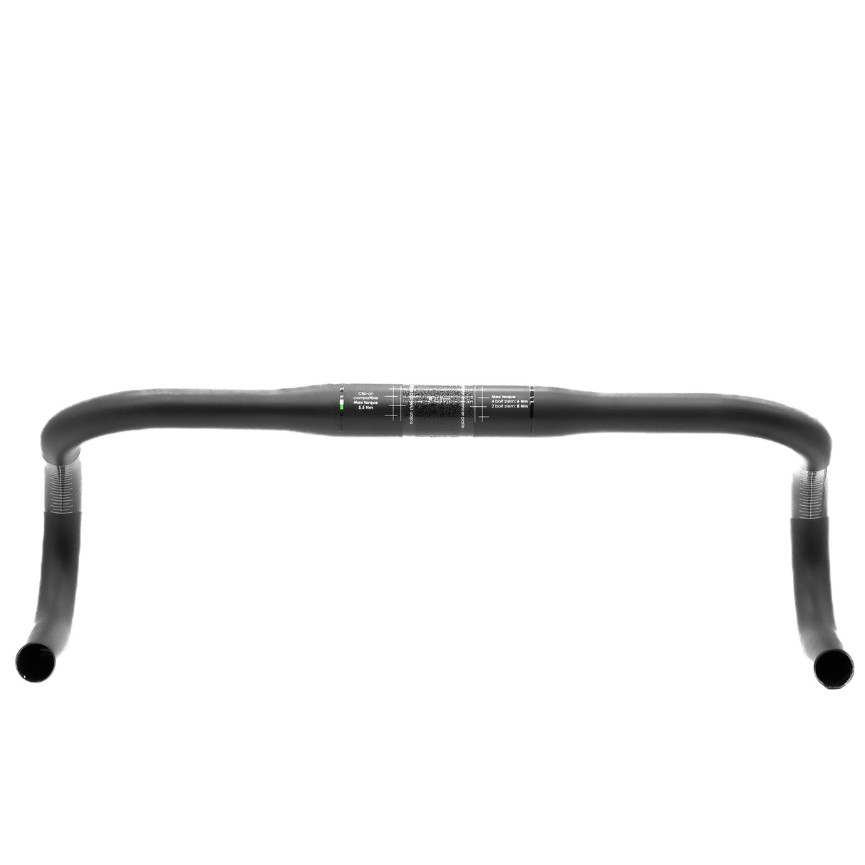 3T Rotundo Stealth Carbon Road Drop Handlebar 31.8mm 44cm