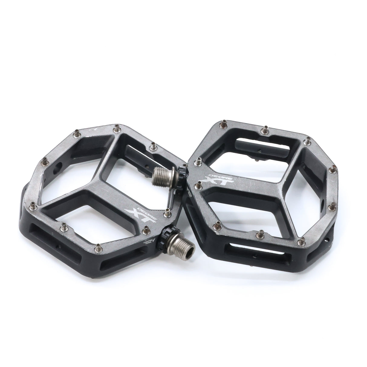 Shimano Deore XT PD-M8040ML Alloy Flat MTB Pedals - 492g, 55mm