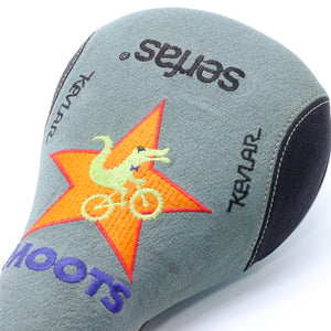 Moots Serfas Embroidered Kevlar Titanium Rails Bike Saddle - 125mm