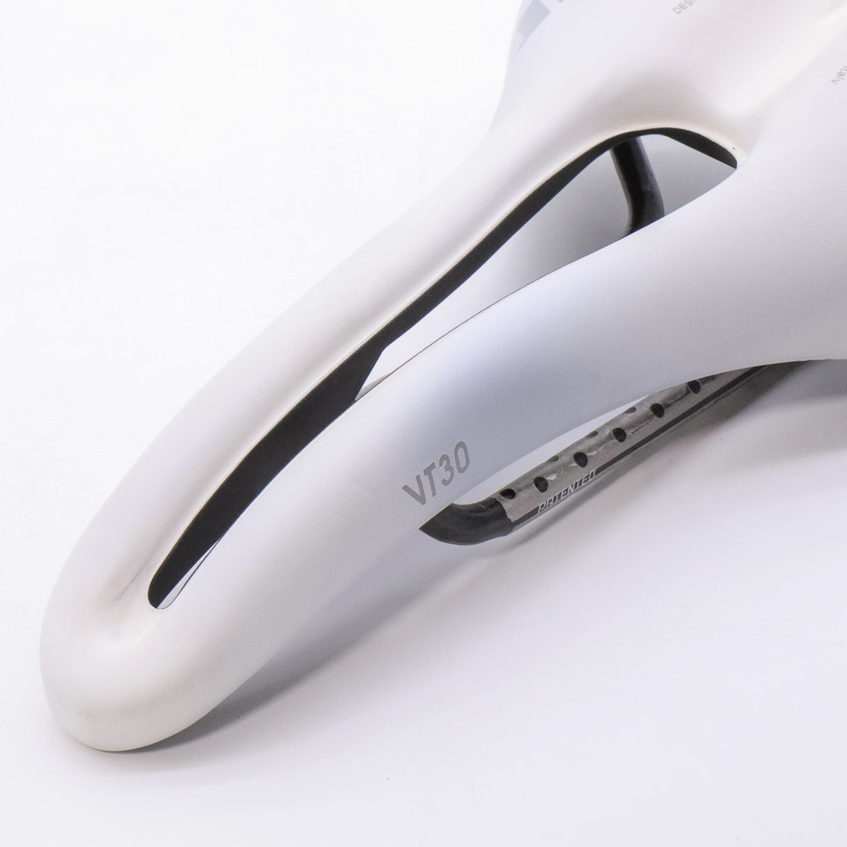 SMP Selle VT30 Carbon Rails White Road Bike Saddle - 155mm