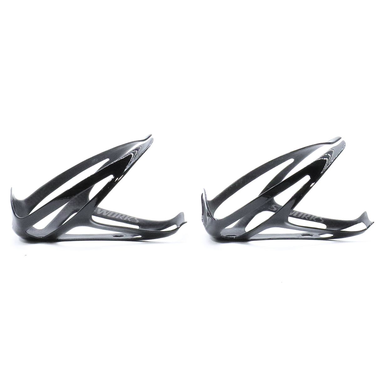 Specialized S-Works Rib III Gloss Carbon Top Load Bottle Cages Pair - 48g