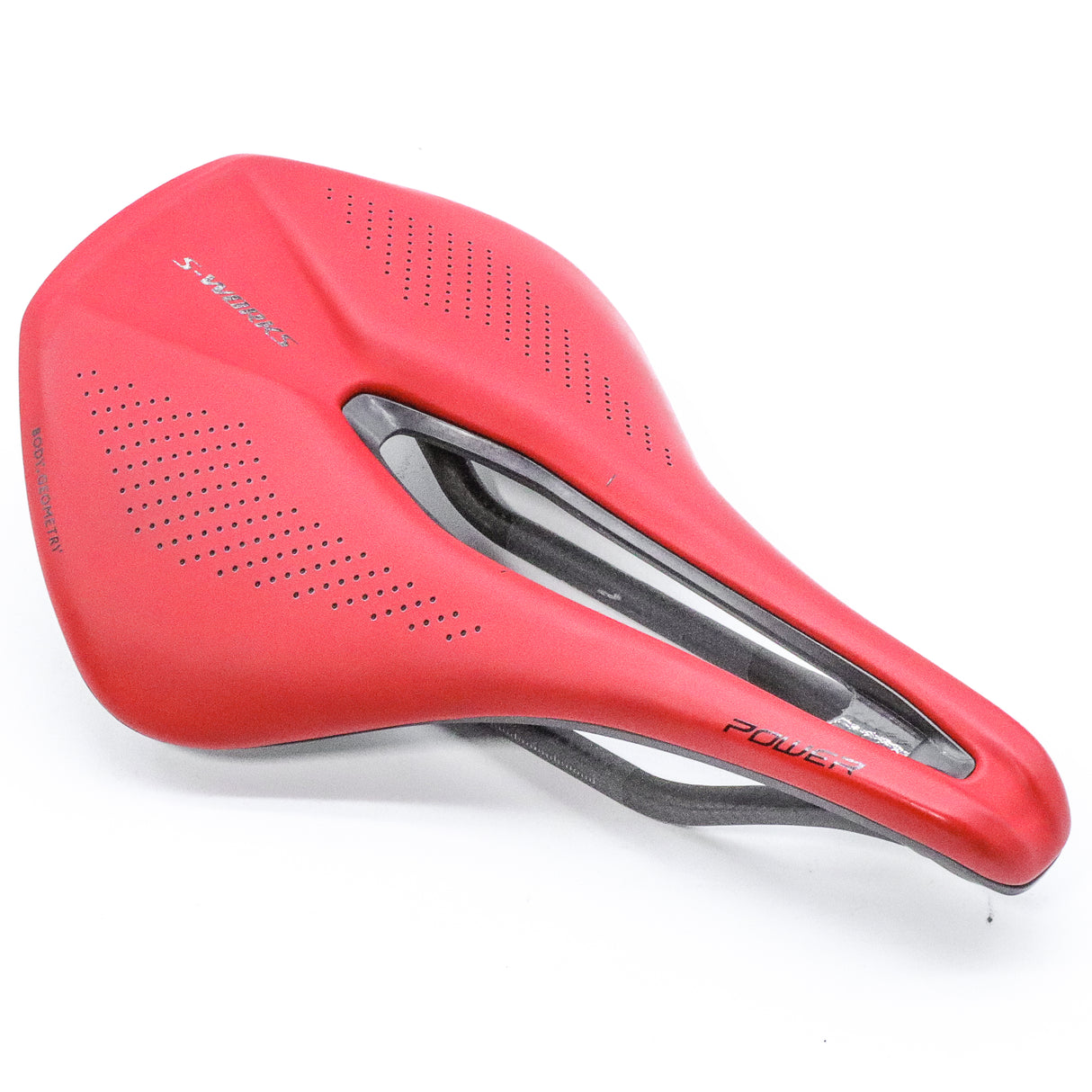 Specialized S-Works Power Carbon Rails Road Saddle - 155mm, Red