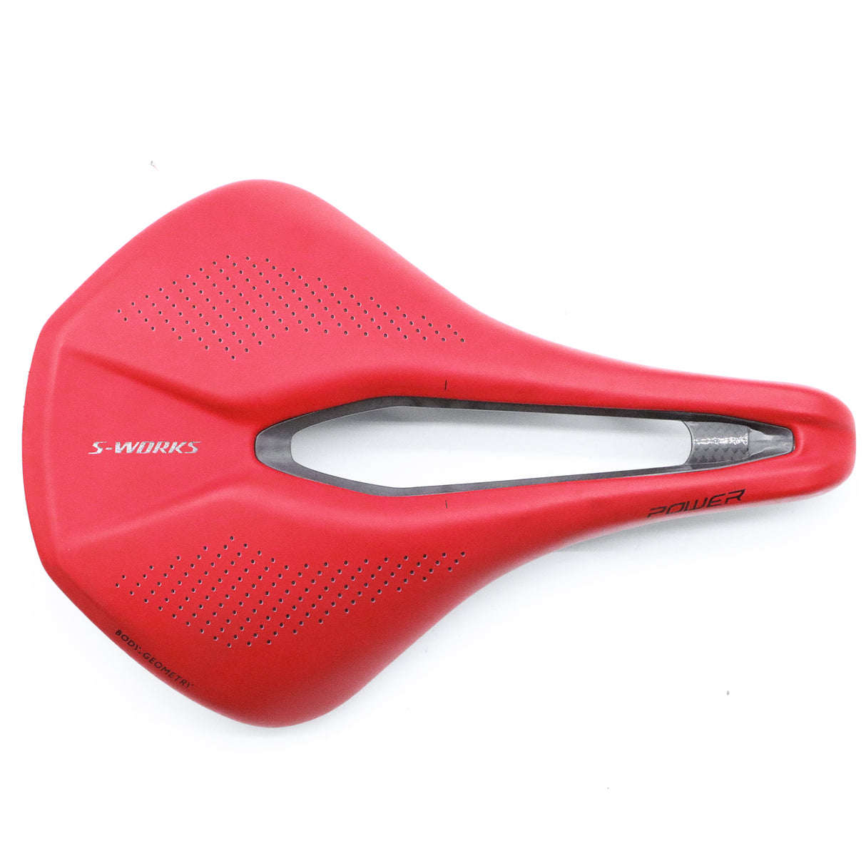 Specialized S-Works Power Carbon Rails Road Saddle - 155mm, Red