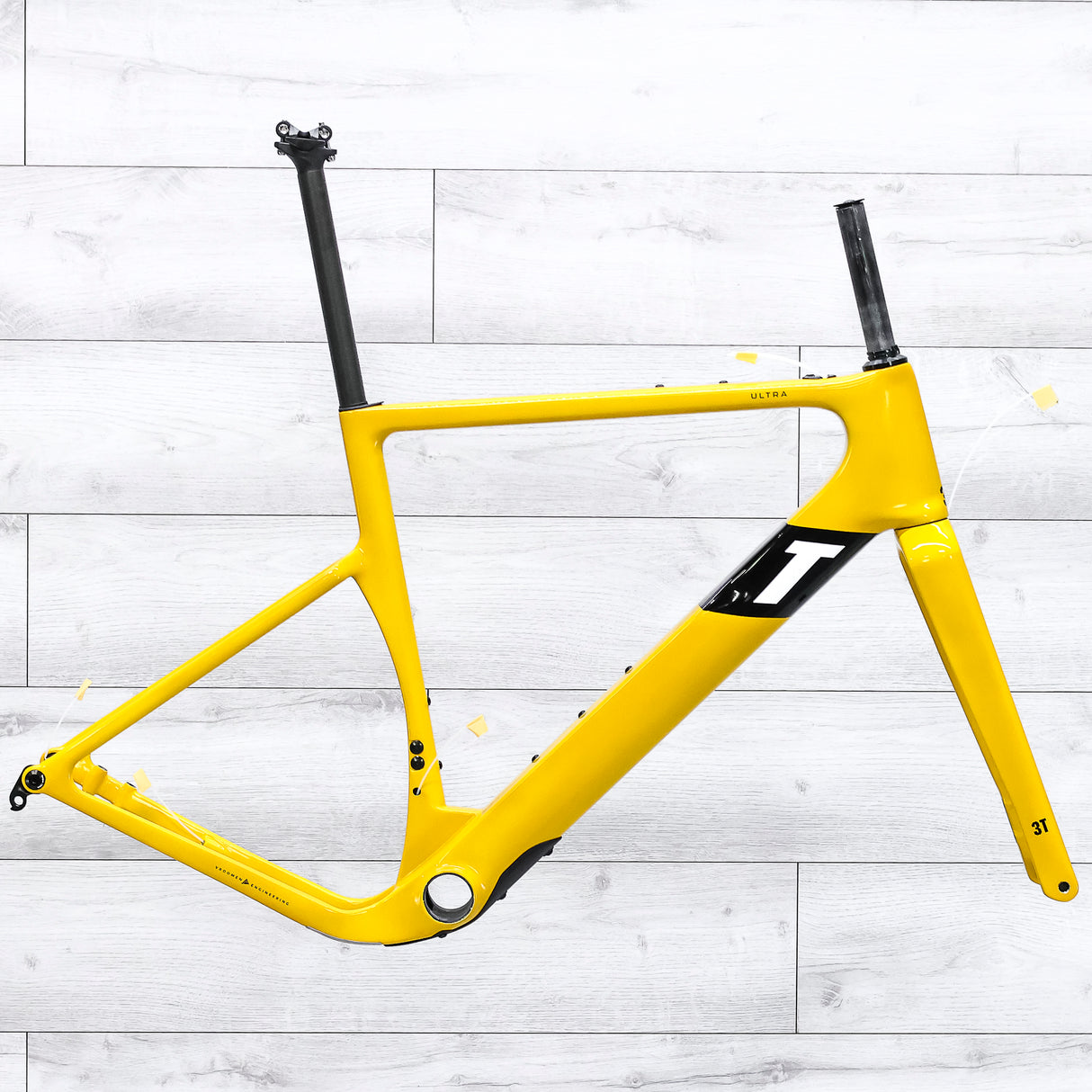 3T Ultra Gravel Bike Frameset - 2025, Mustard