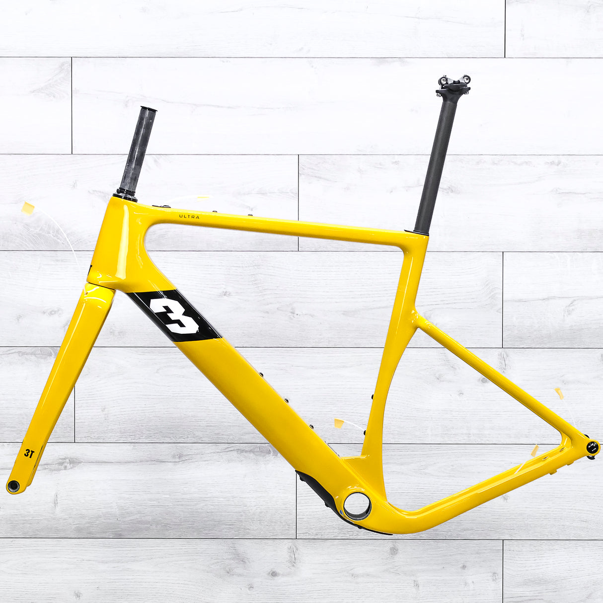 3T Ultra Gravel Bike Frameset - 2025, Mustard