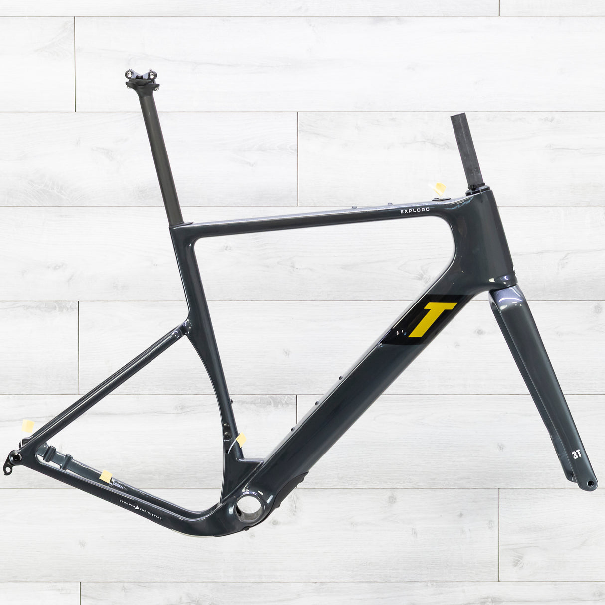 3T Exploro Ultra Graphite Gravel Bike Frameset - 56cm