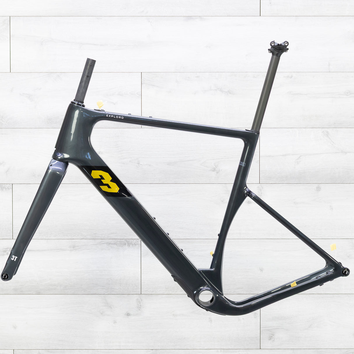 3T Exploro Ultra Graphite Gravel Bike Frameset - 56cm