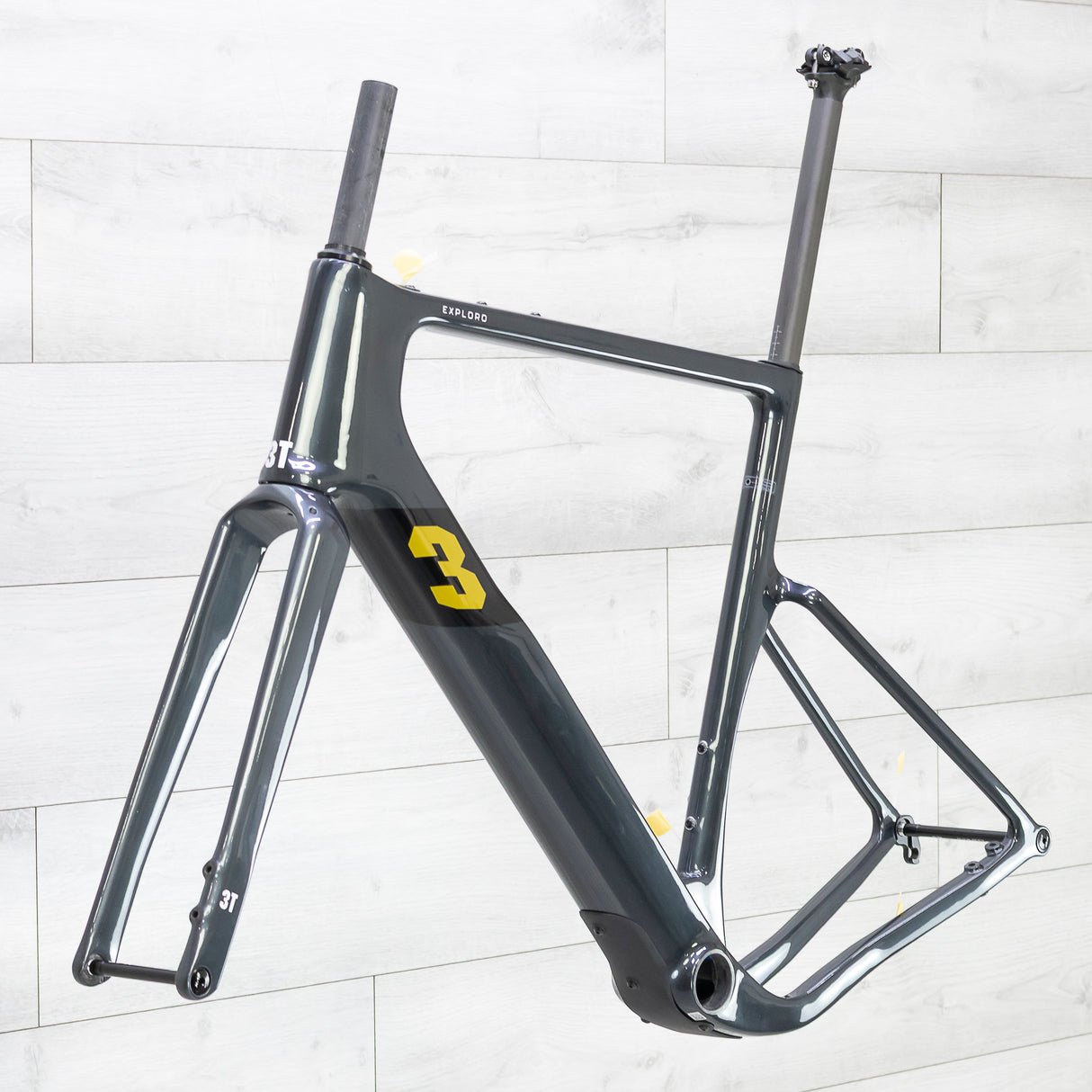 3T Exploro Ultra Graphite Gravel Bike Frameset - 56cm