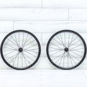 Knight TLA 35 Carbon Center Lock Disc Brake Tubeless Wheelset - 700c, HG 11-Speed