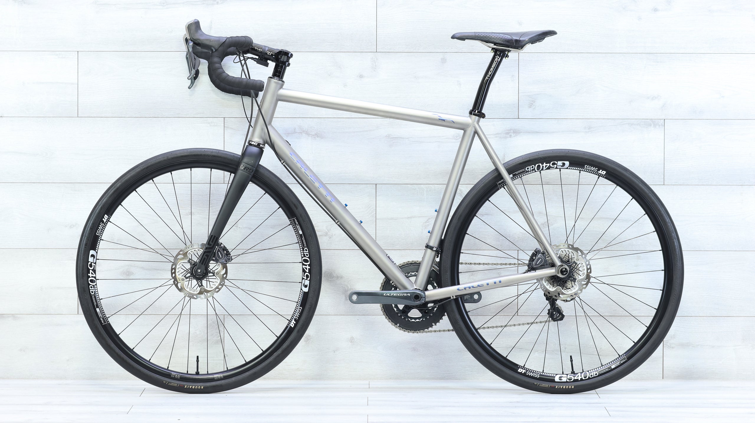 gravel bike 60 cm Caletti Custom Adventure Titanium Road Bike