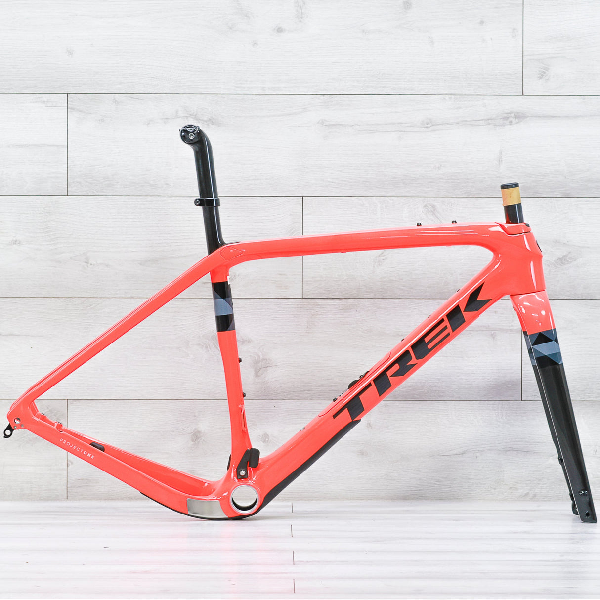 Trek Checkpoint SLR Project One Gravel Bike Frameset 700c Radioactive Coral - 2023, 54cm