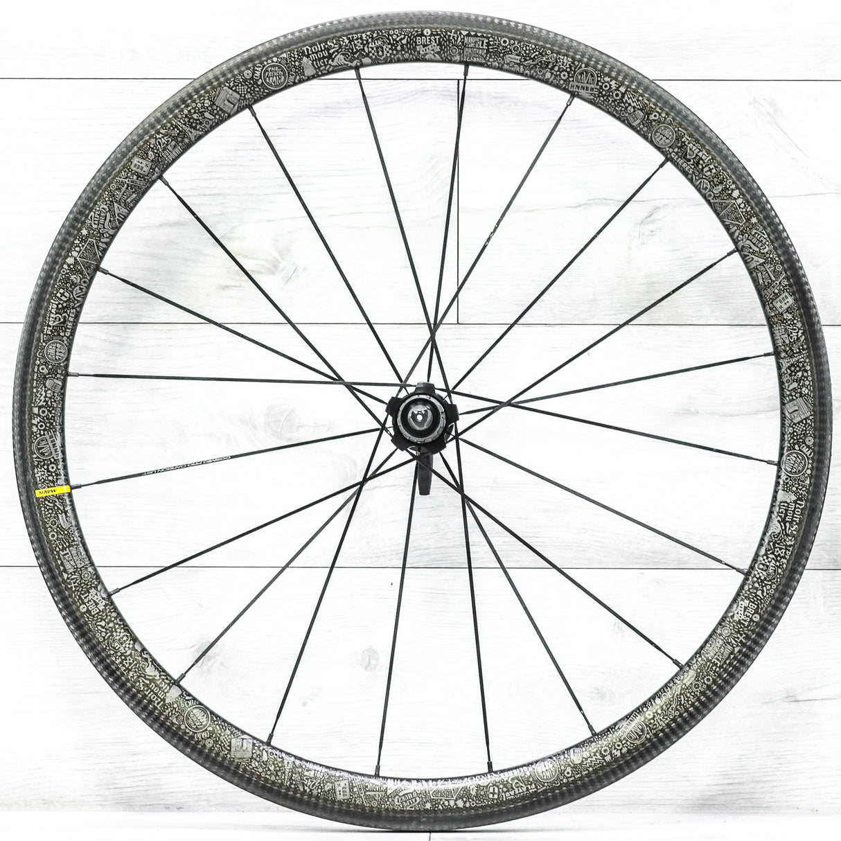 Mavic Cosmic Pro Carbon UST TDF Edition Wheelset – 700c, Rim Brake, Tubeless, HG 11-Speed