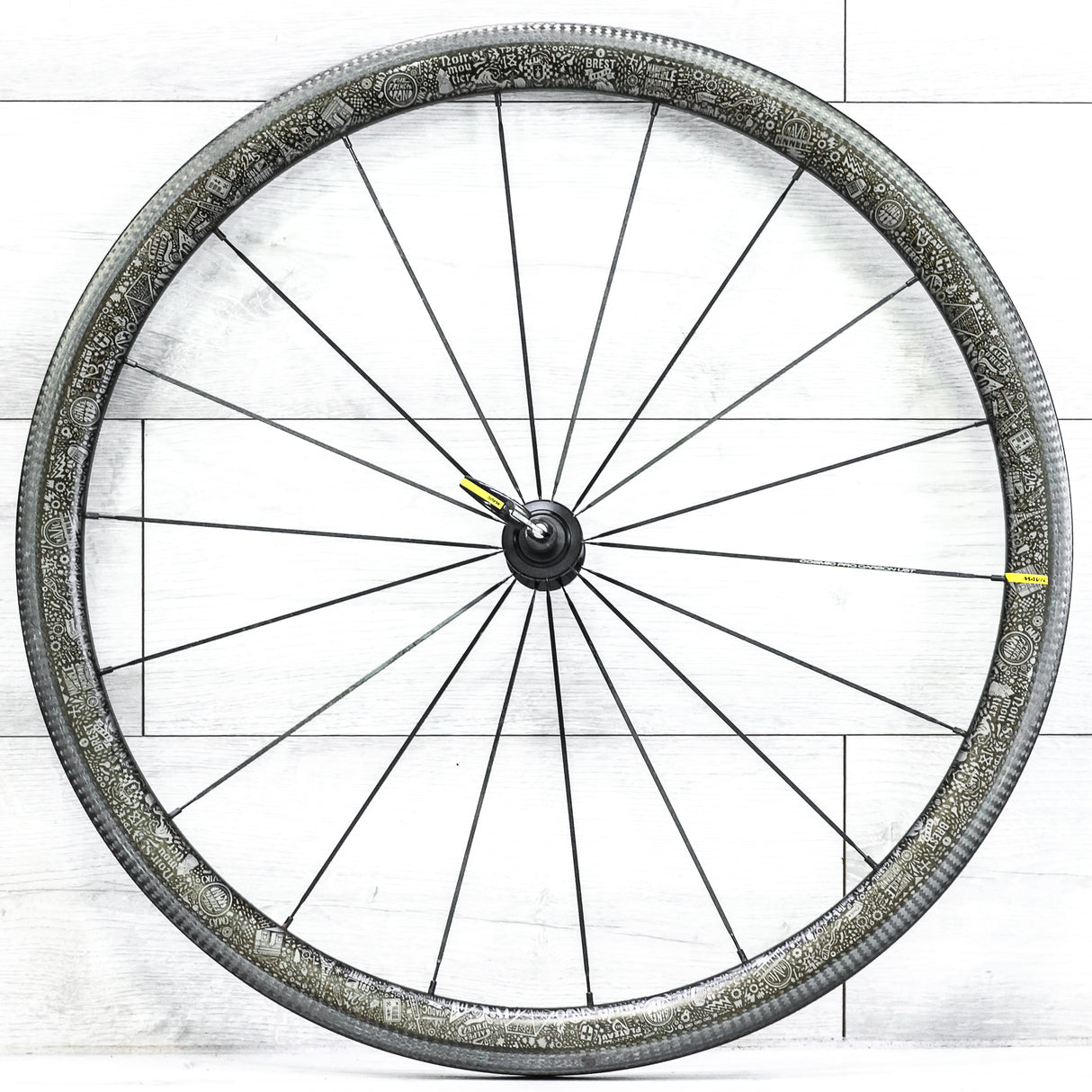 Mavic Cosmic Pro Carbon UST TDF Edition Wheelset – 700c, Rim Brake, Tubeless, HG 11-Speed
