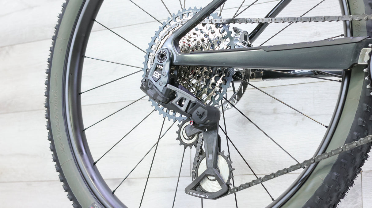 Trek Supercaliber 9.8 GX Transmission AXS Gen 1 Mountain Bike - 2023, Large