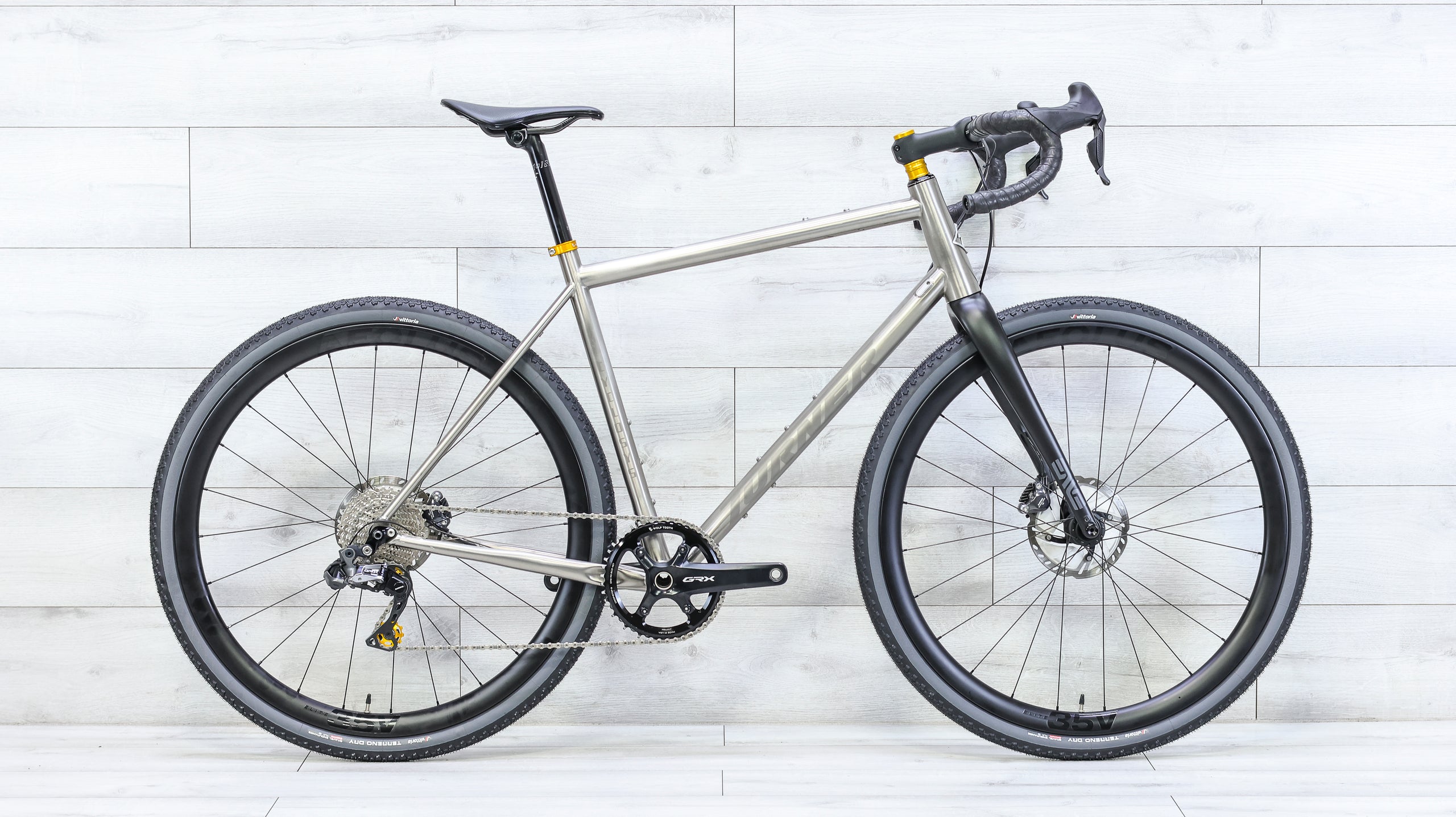 gravel bike of the year 2022 Turner Cyclosys Ti GRX Di2 Titanium Gravel Bike