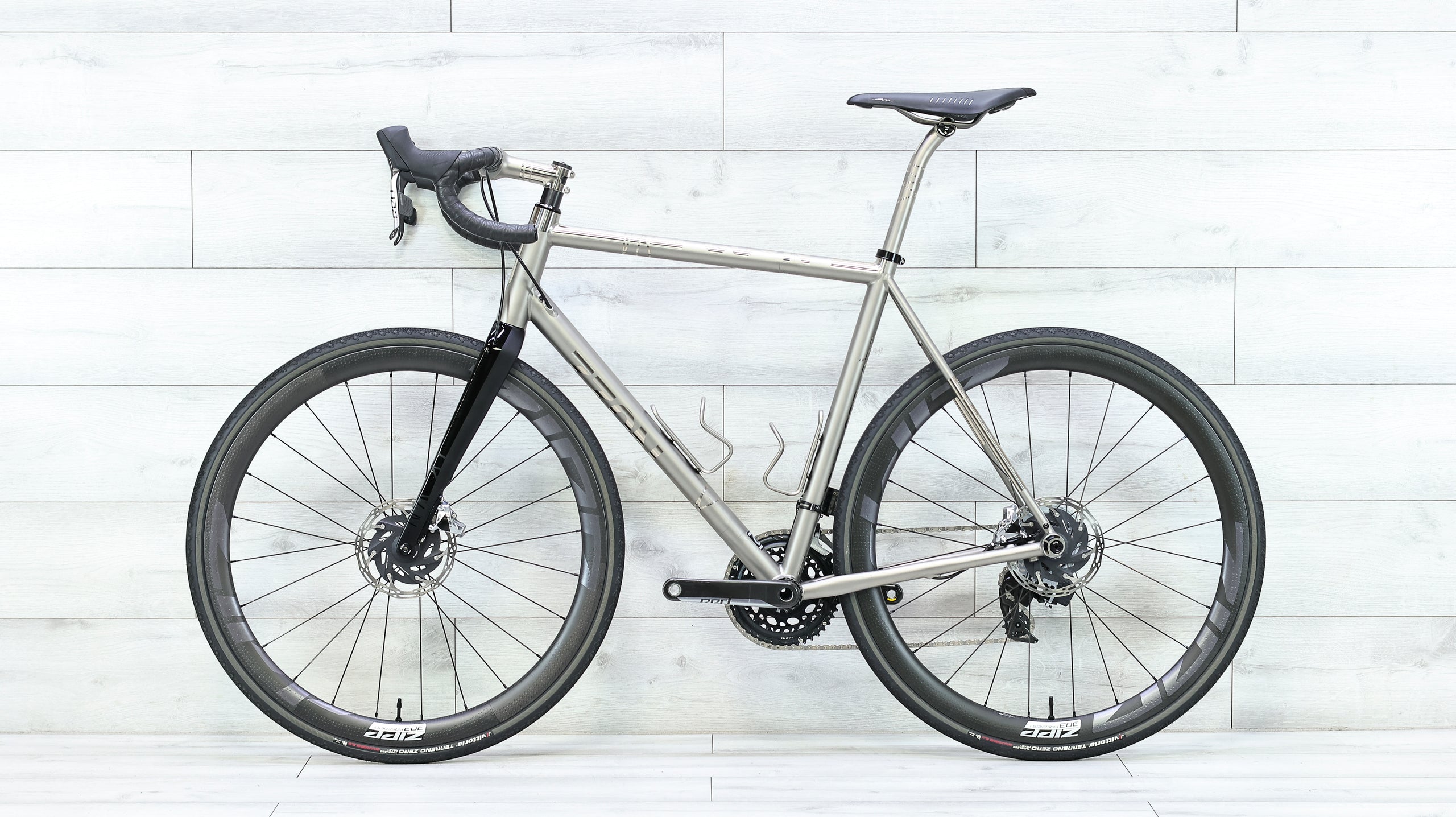 curve titanium gravel bike No. 22 Drifter X Red eTap AXS Titanium Gravel Bike