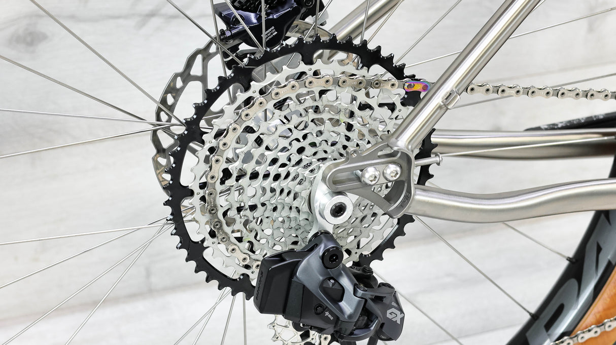 Binary Maniak GX AXS Titanium Mountain Bike - 2022, Large