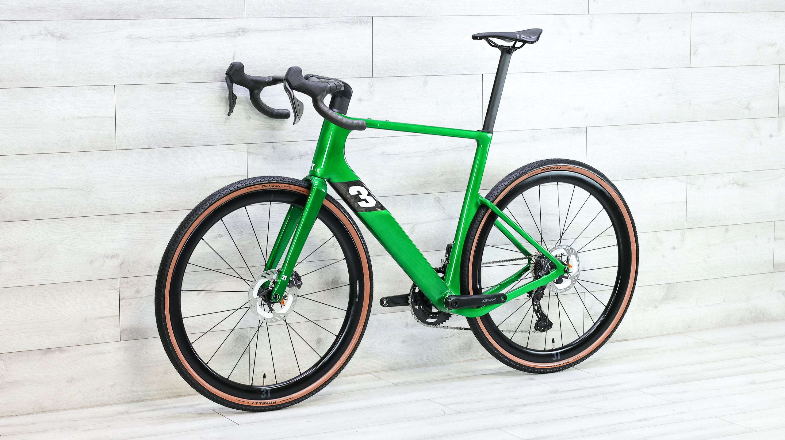 3T RaceMax Italia GRX Di2 Bike Verde / 54cm