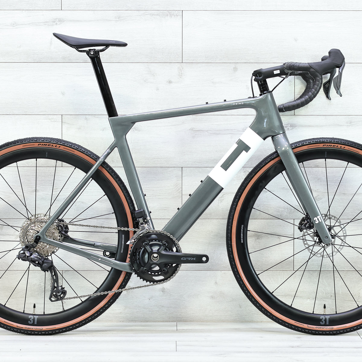 3T Primo GRX Di2 Anthracite Gravel Bike - 2025, Large – Cycle Limited