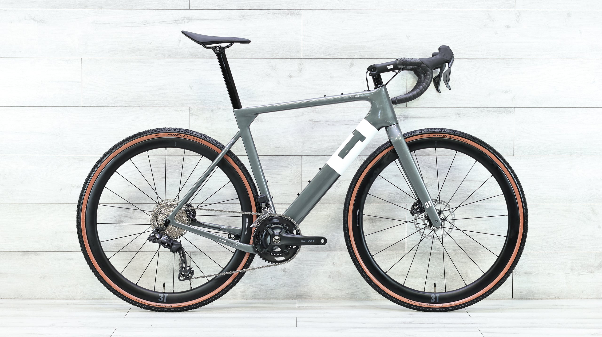 e gravel bike 2025 3T Primo GRX Di2 Anthracite Gravel Bike