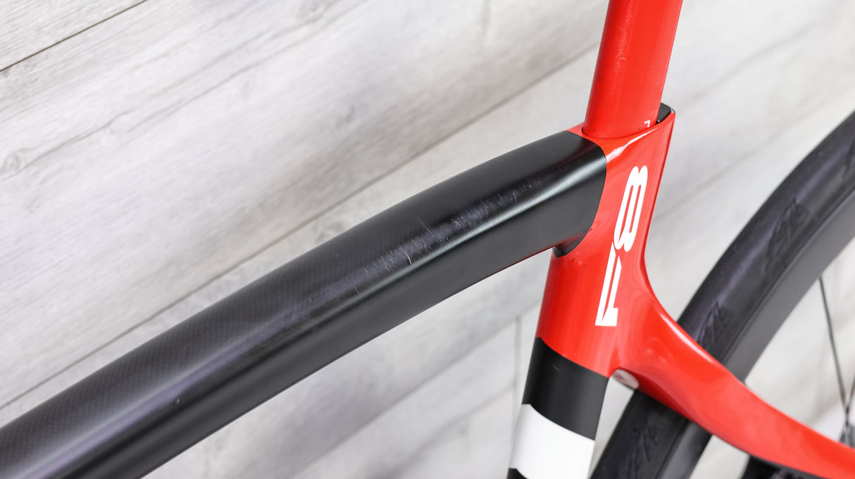 Pinarello F8 Disk Red eTap AXS Road Bike - 2021, 54cm