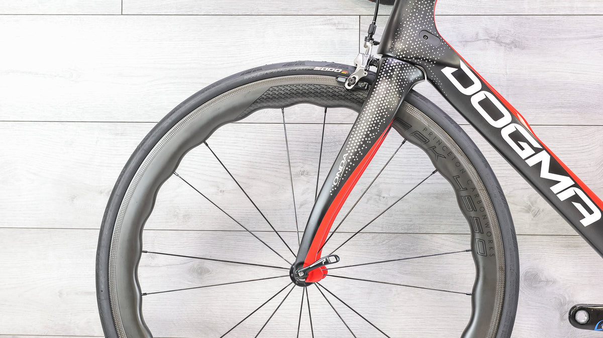 Pinarello Dogma F10 Red eTap w/Princeton Peak 4550 Road Bike - 2017, 59.5cm